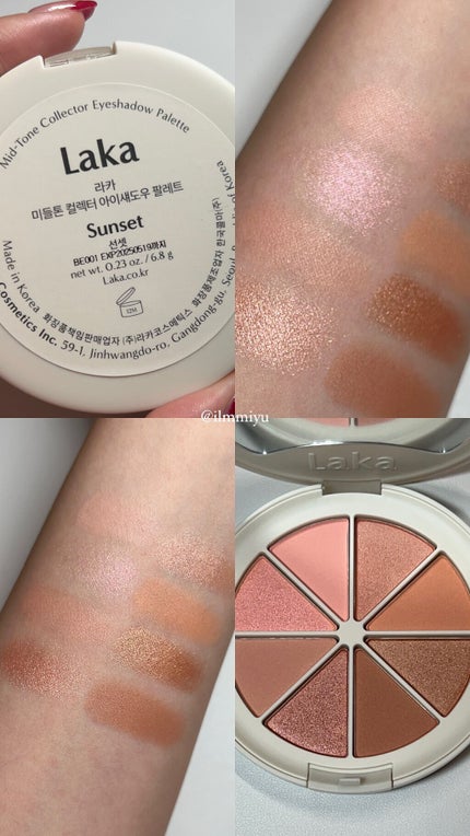 ミドルトーンアイシャドウコレクターパレット/Laka/アイシャドウパレットを使ったクチコミ(1枚目)