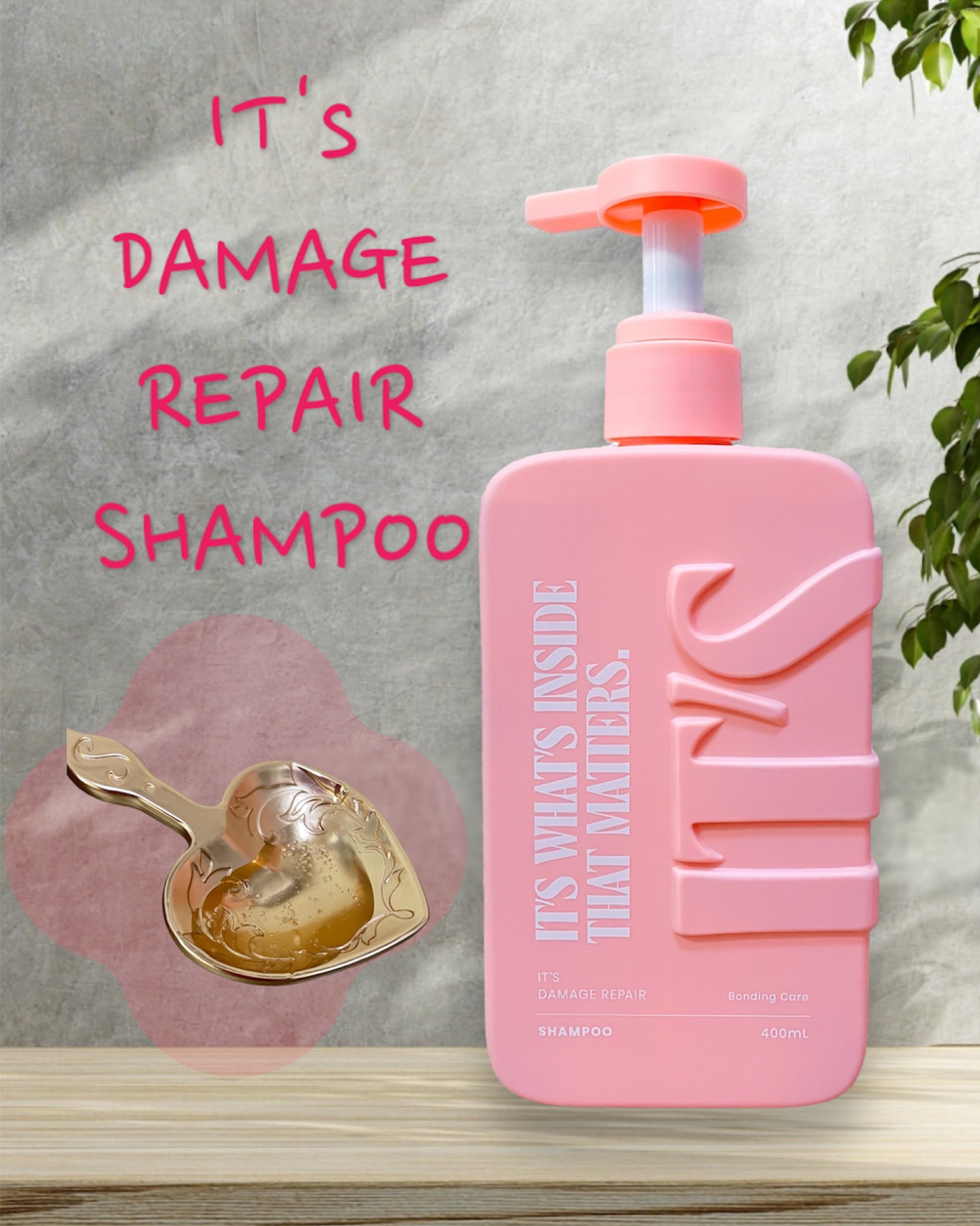 ダメージリペア ボンディングケア シャンプー/トリートメント/IT’S WHAT’S INSIDE THAT MATTERS./市販シャンプーを使ったクチコミ（1枚目）