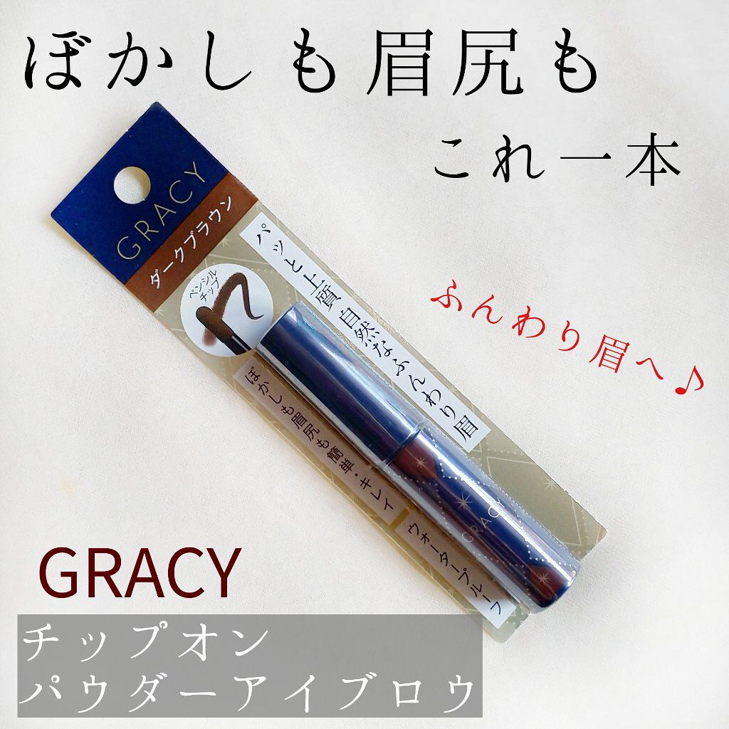 チップオン パウダーアイブロウ/グレイシィ/パウダーアイブロウを使ったクチコミ（1枚目）