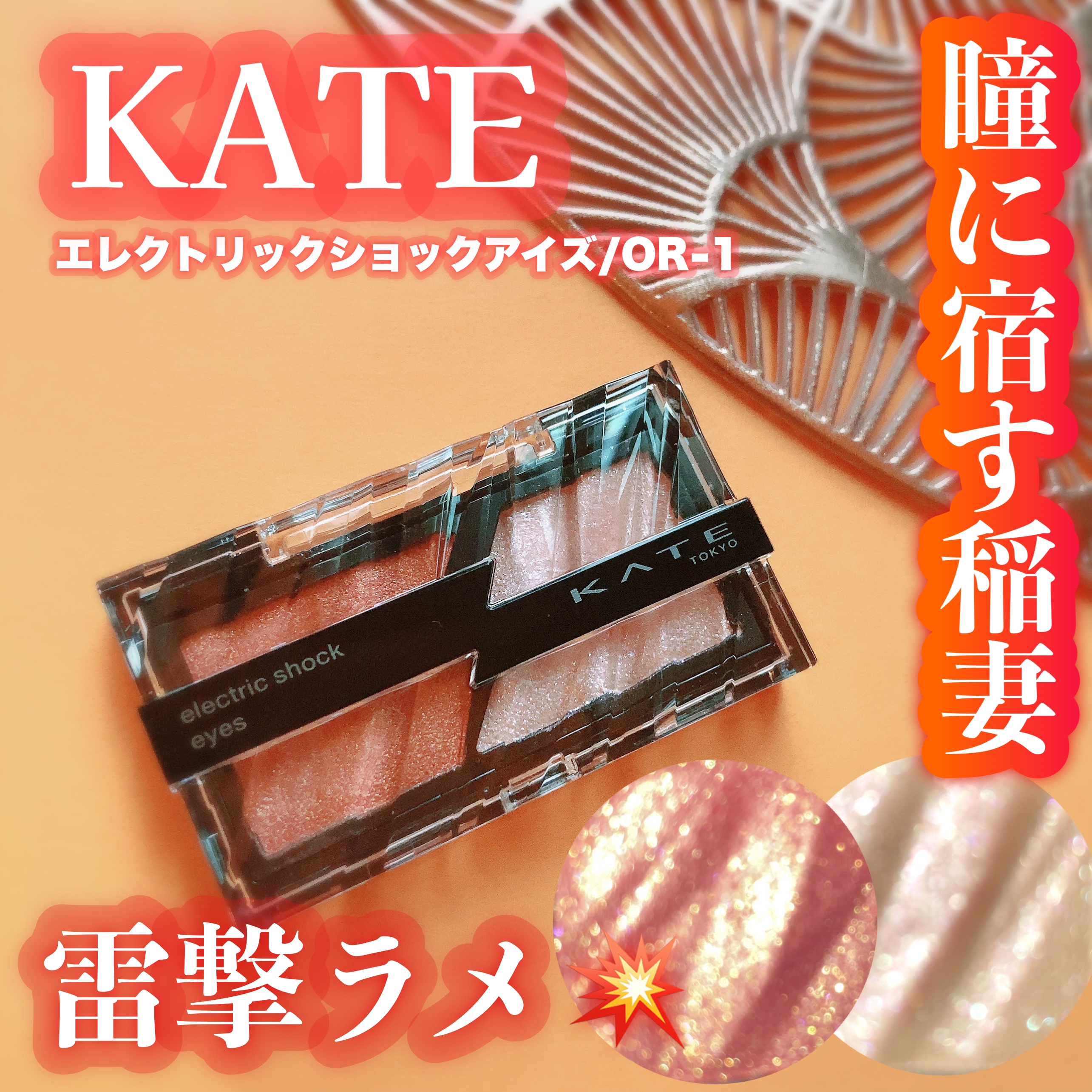 エレクトリックショックアイズ /KATE/アイシャドウパレットを使ったクチコミ（1枚目）