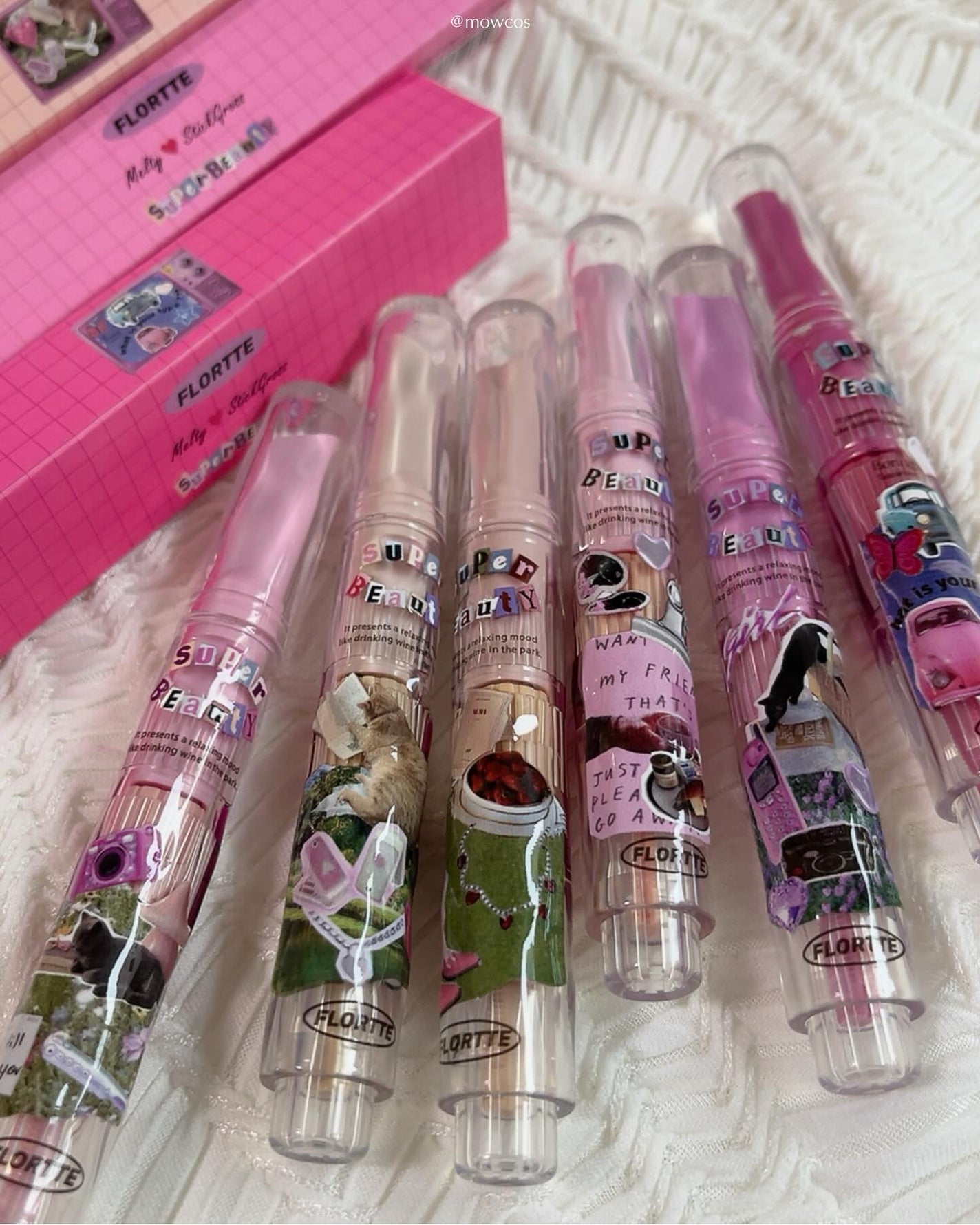 フロレット メルティーハート スティックグロス/FLORTTE/口紅を使ったクチコミ(4枚目)