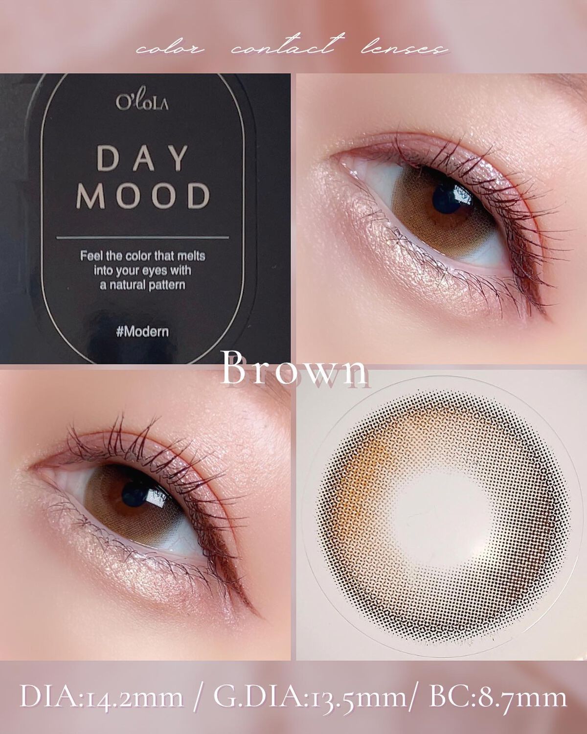 デームードワンデー(DAYMOOD 1day)/OLOLA/ワンデー(1DAY)カラコンを使ったクチコミ(2枚目)