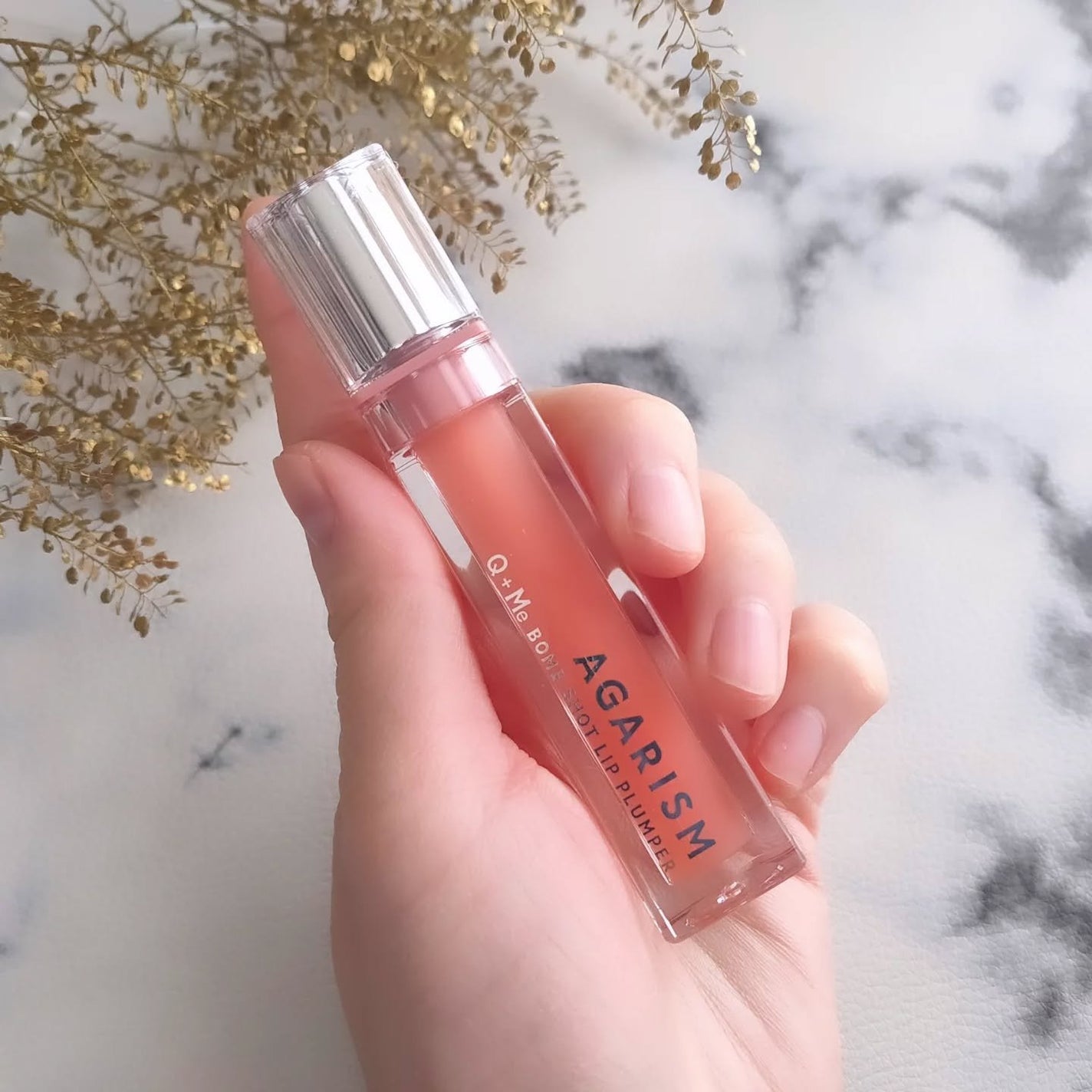 キューミ―ボムショットリッププランパー/AGARISM/リッププランパーを使ったクチコミ(3枚目)