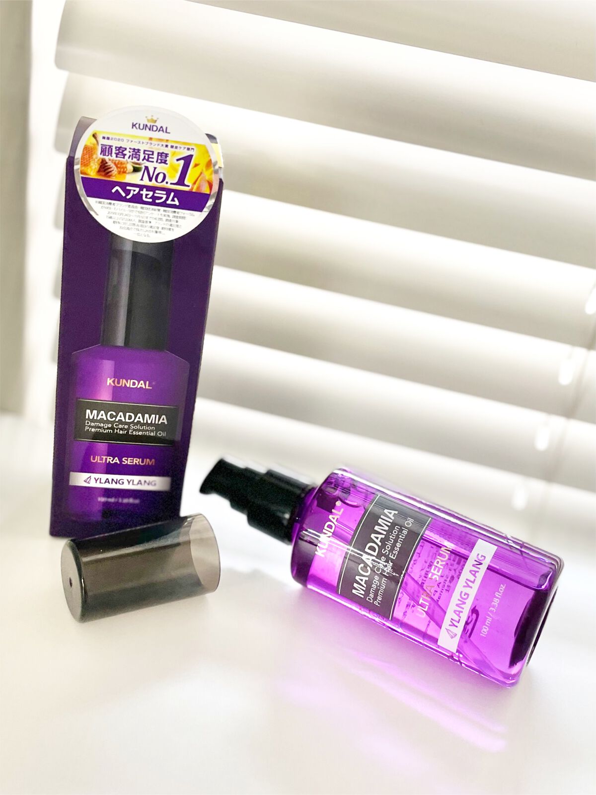 クンダル マカダミア ウルトラヘアセラム /KUNDAL/ヘアオイルを使ったクチコミ(1枚目)