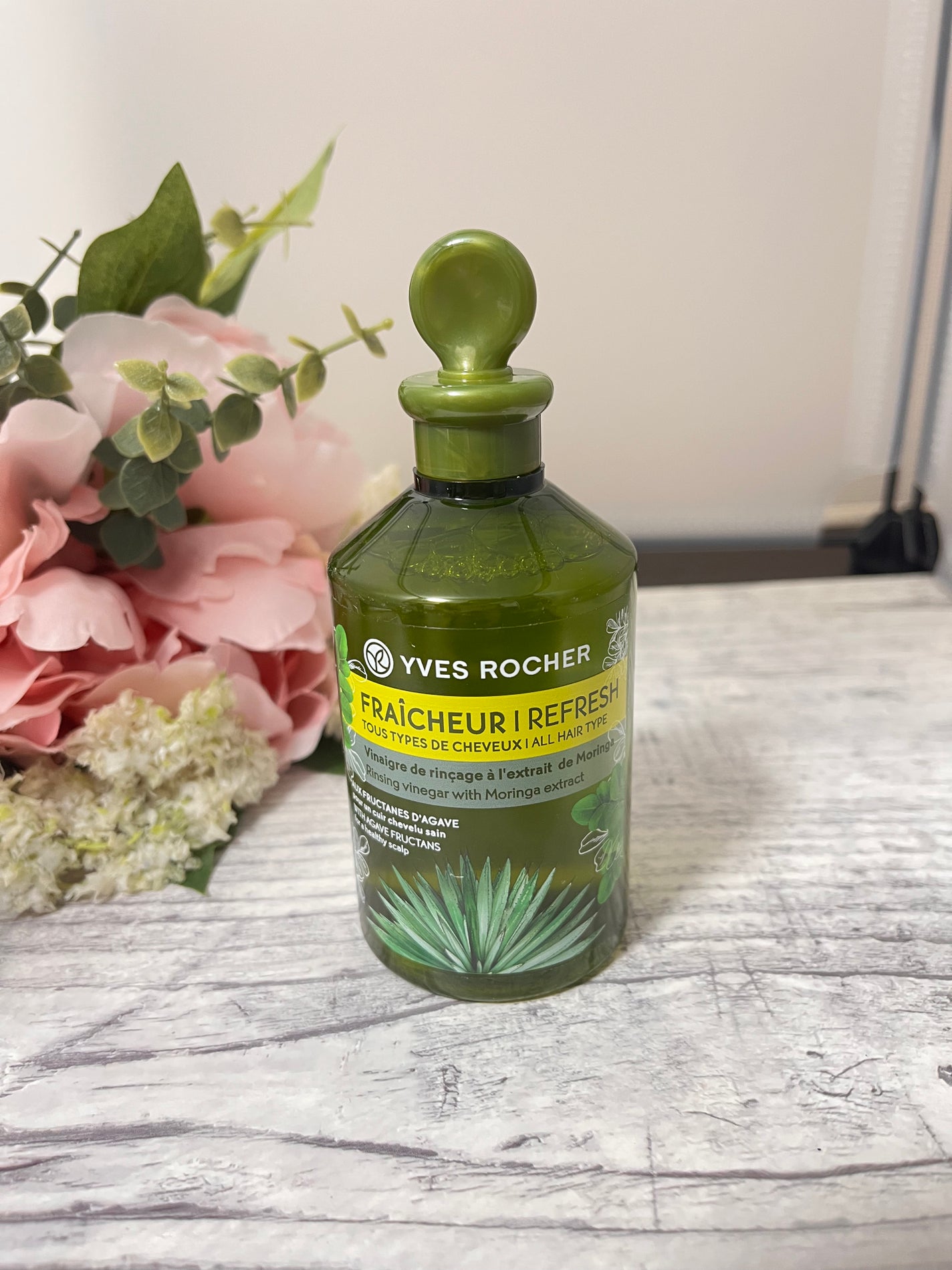 リンシングビネガー ピュアリフレッシュ うるツヤモリンガ /イヴ・ロシェ/洗い流すヘアトリートメントを使ったクチコミ(1枚目)