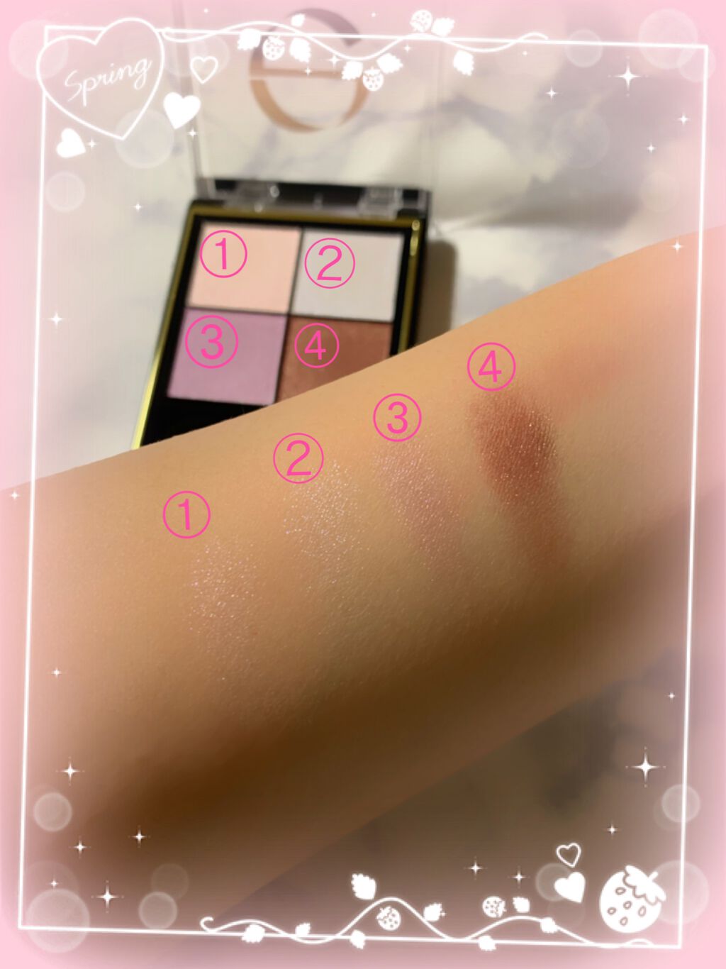 リアルクローズシャドウ/excel/アイシャドウパレットを使ったクチコミ(2枚目)