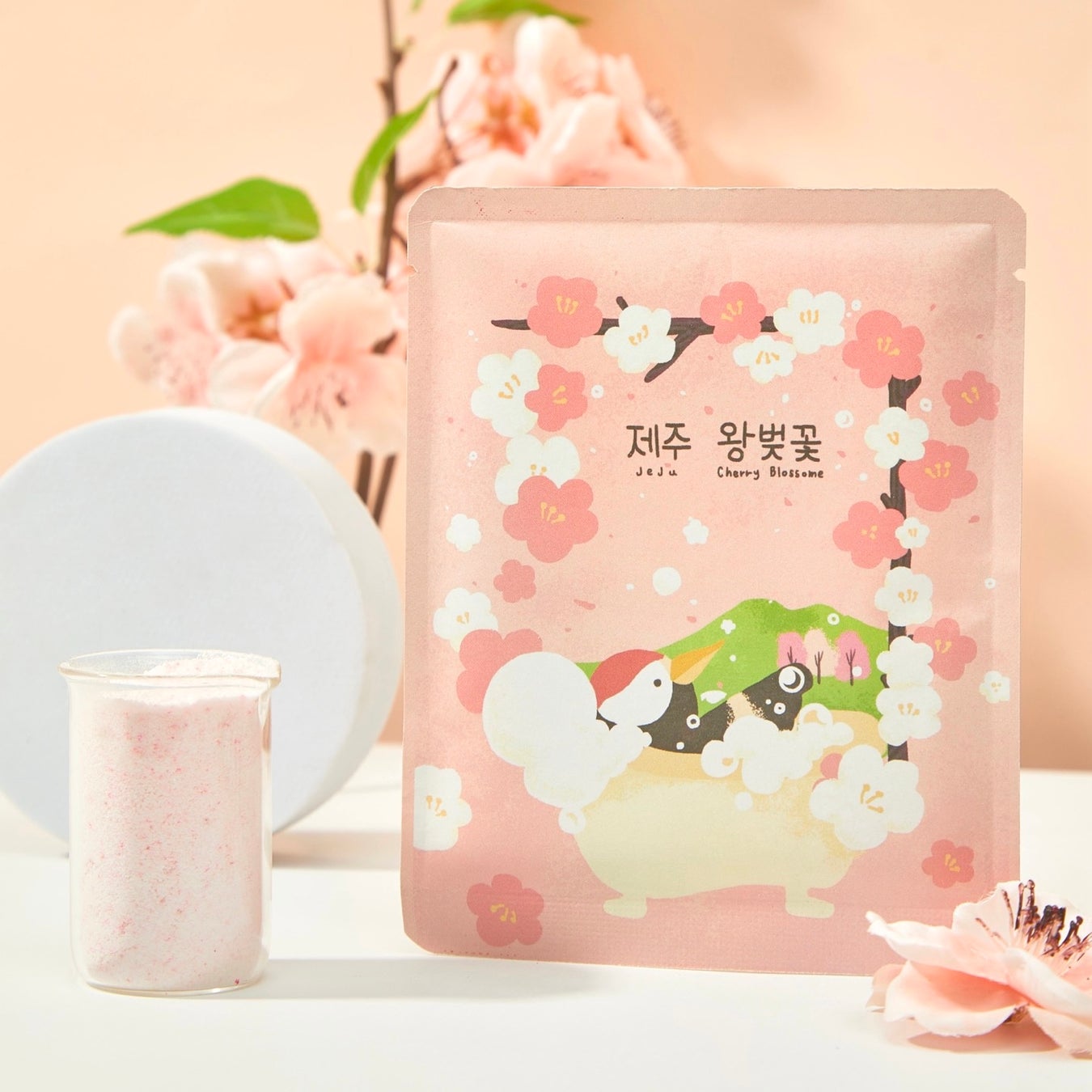 ウ・カンパニー JEJUスプリングチェジュ チェリーブロッサムバスパウダー