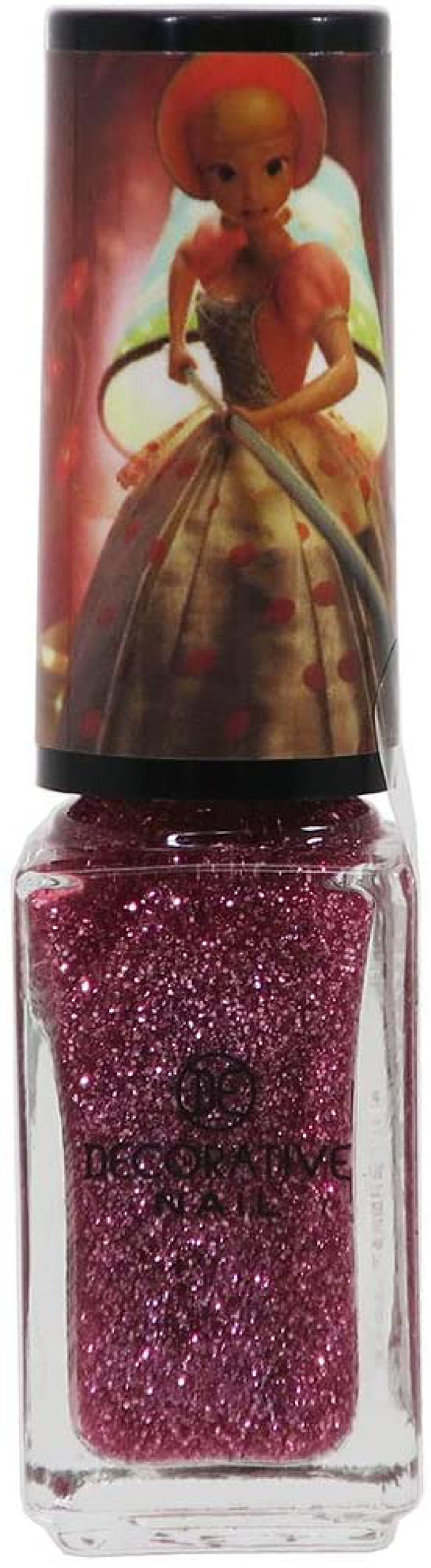 ディズニー ネイルカラー ピンクグリッター