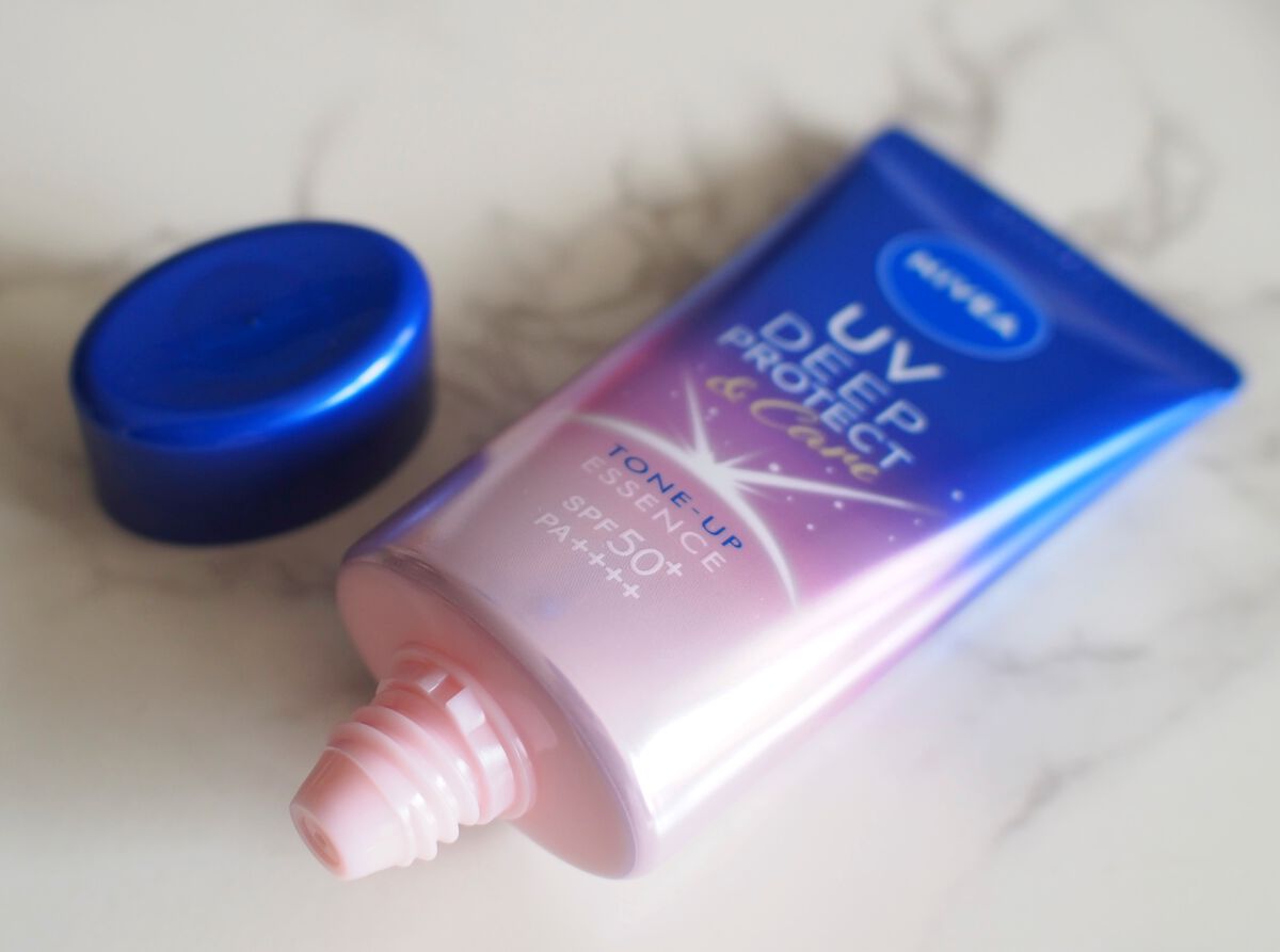 ニベアUV ディープ プロテクト＆ケア トーンアップ エッセンス/ニベア/日焼け止めローションを使ったクチコミ（2枚目）