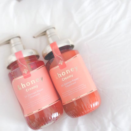 Creamy EXダメージリペアシャンプー1.0/ヘアトリートメント2.0/&honey/市販シャンプーを使ったクチコミ(1枚目)