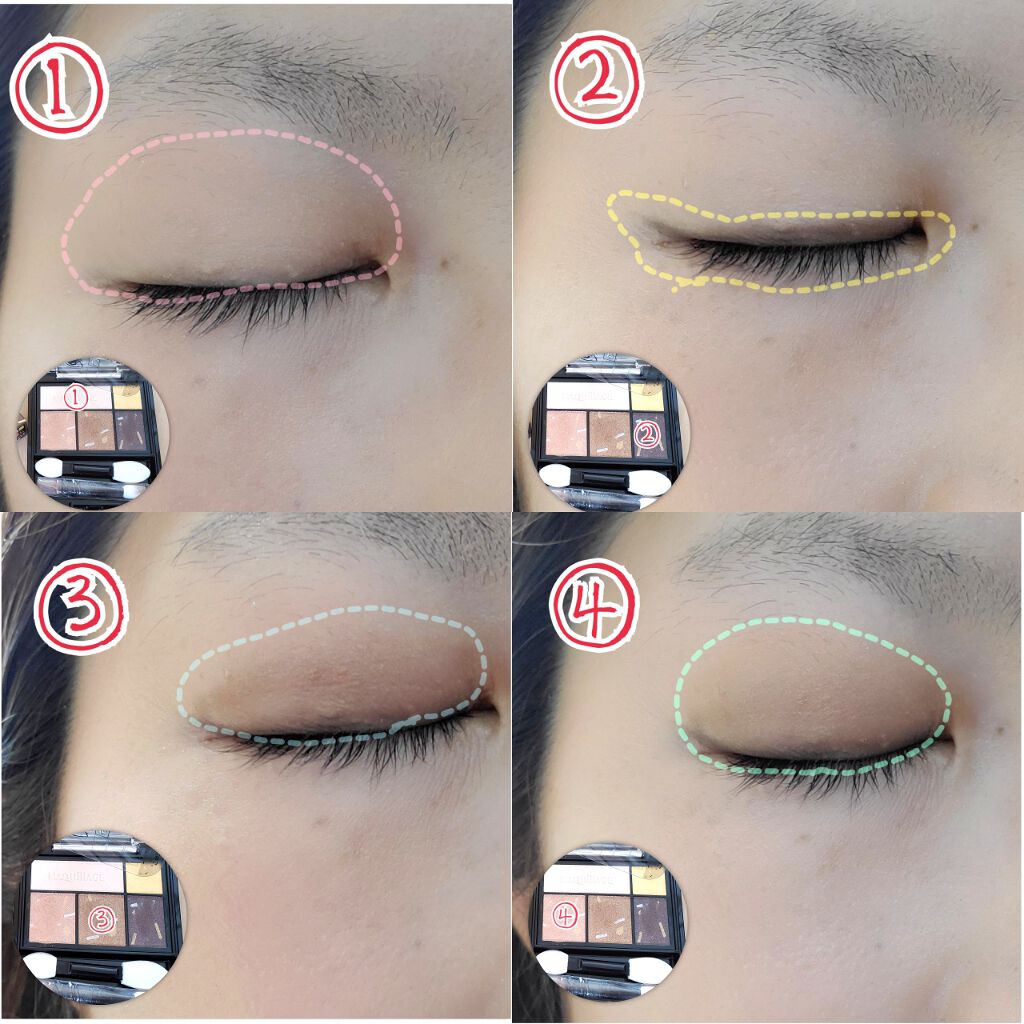 ドラマティックスタイリングアイズ/マキアージュ/アイシャドウパレットを使ったクチコミ(2枚目)