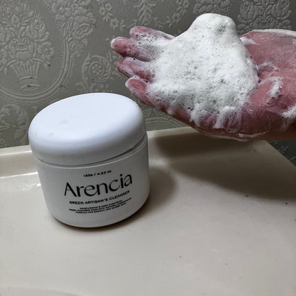 プレミアムもちソープ「グリーンアルティザン」/アレンシア/その他洗顔料を使ったクチコミ(4枚目)