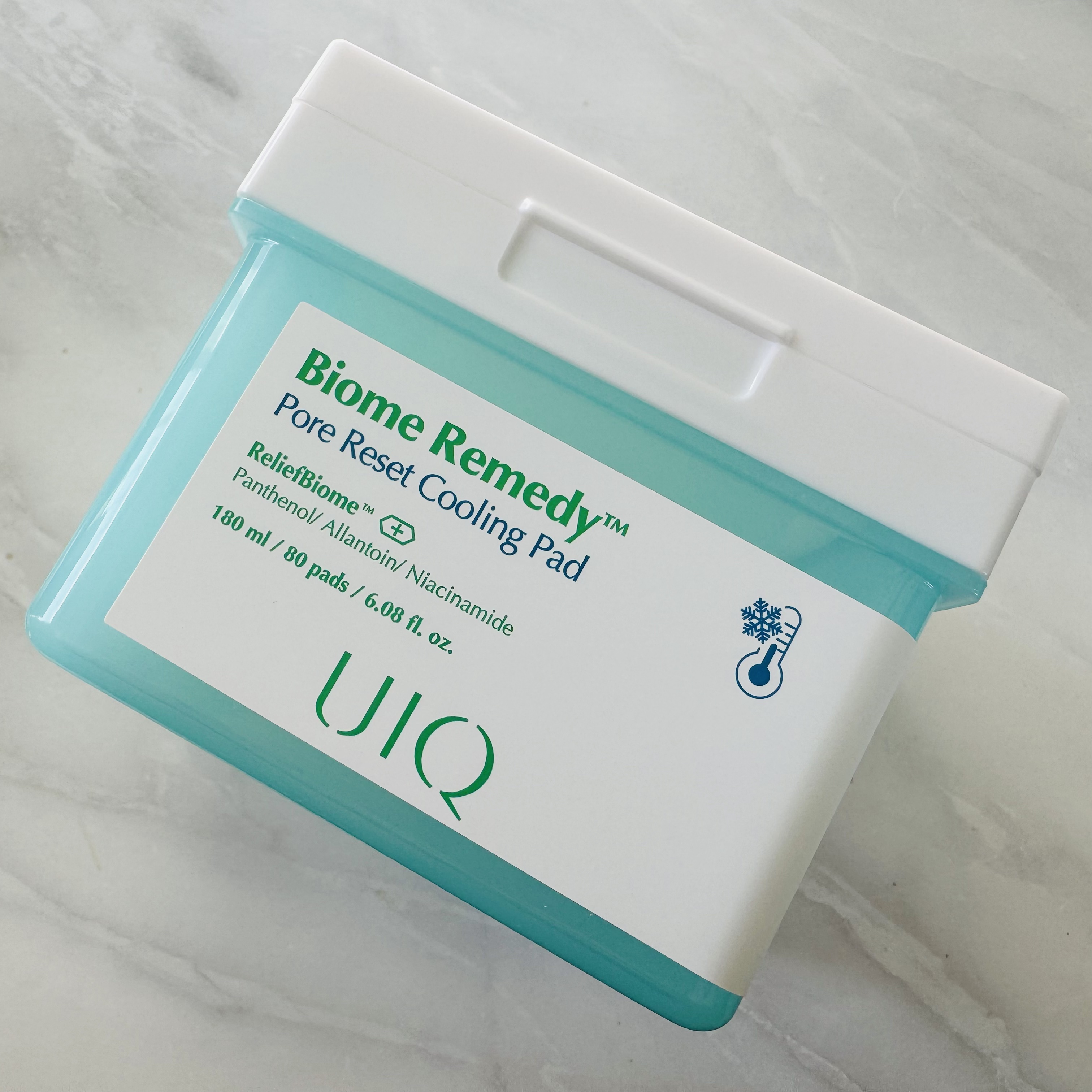 バイオームレメディポアリセットクーリングパッド/UIQ/トナーパッドを使ったクチコミ（1枚目）