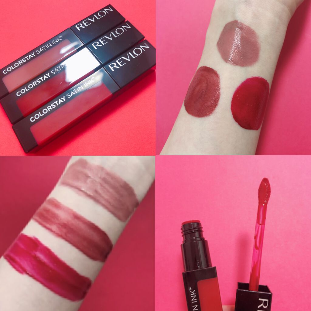 カラーステイ サテン インク 020 オン ア ミッション/REVLON/口紅を使ったクチコミ（1枚目）