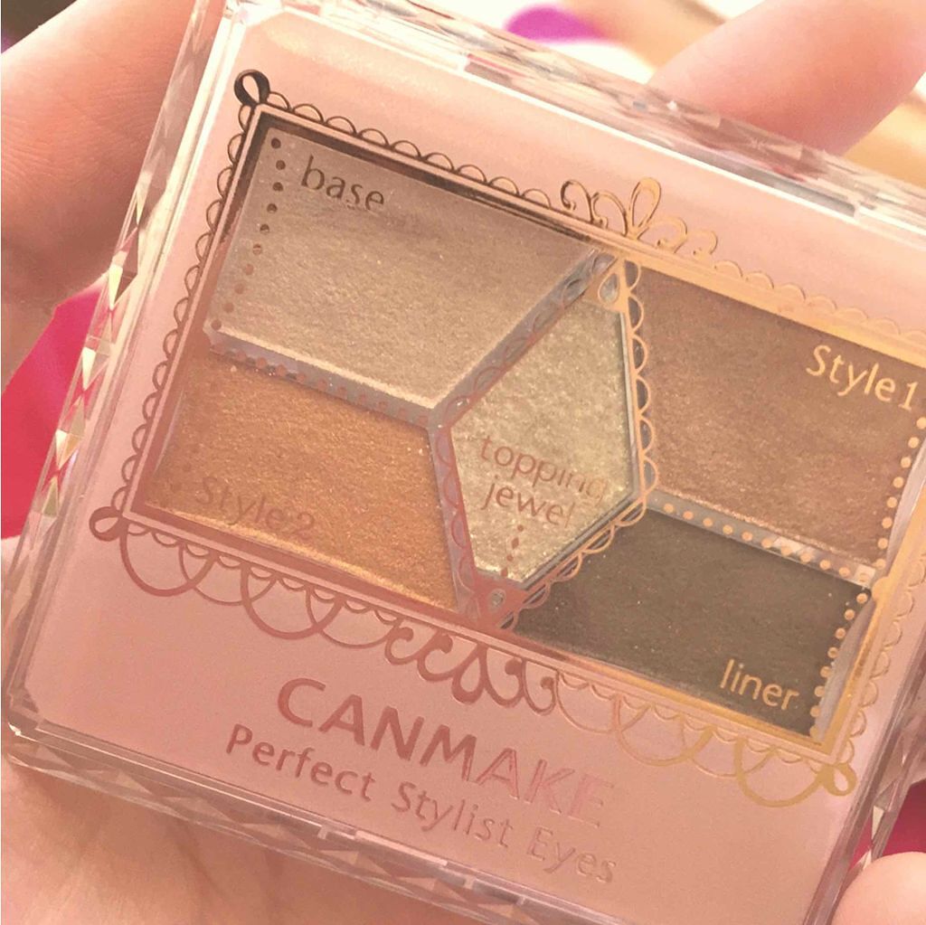 【旧品】パーフェクトスタイリストアイズ/キャンメイク/アイシャドウパレットを使ったクチコミ(1枚目)