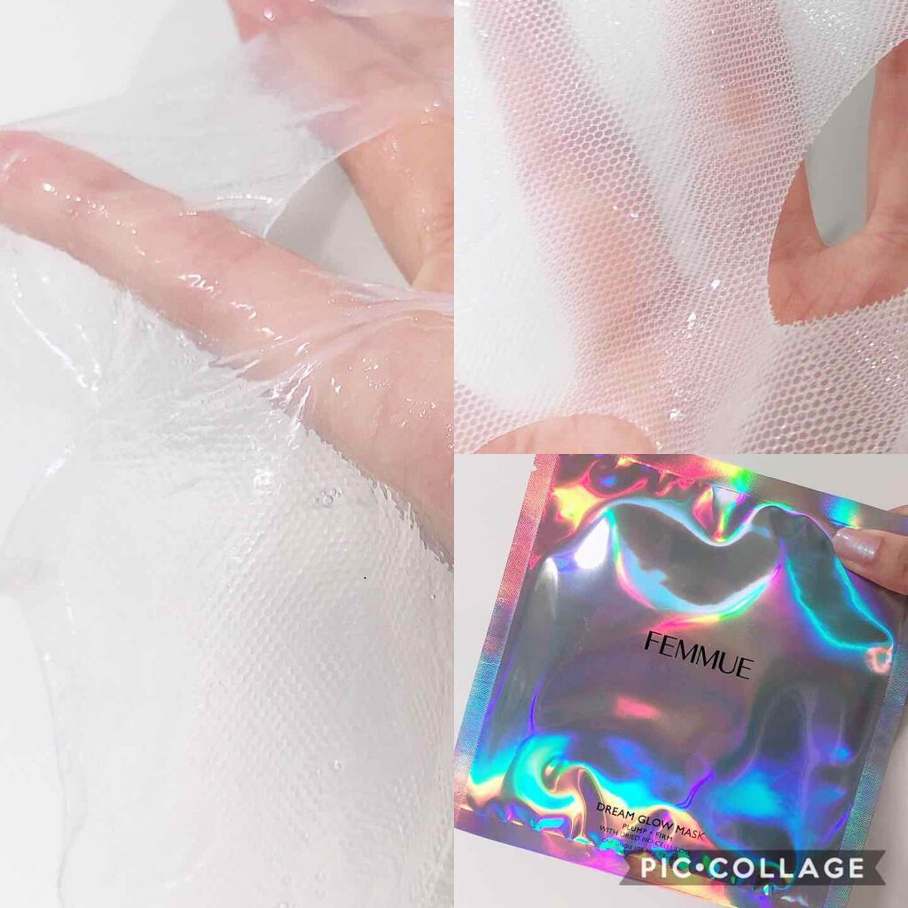 ドリームグロウマスクPF(ハリ・エイジングケア)/FEMMUE/シートマスク・パックを使ったクチコミ(2枚目)