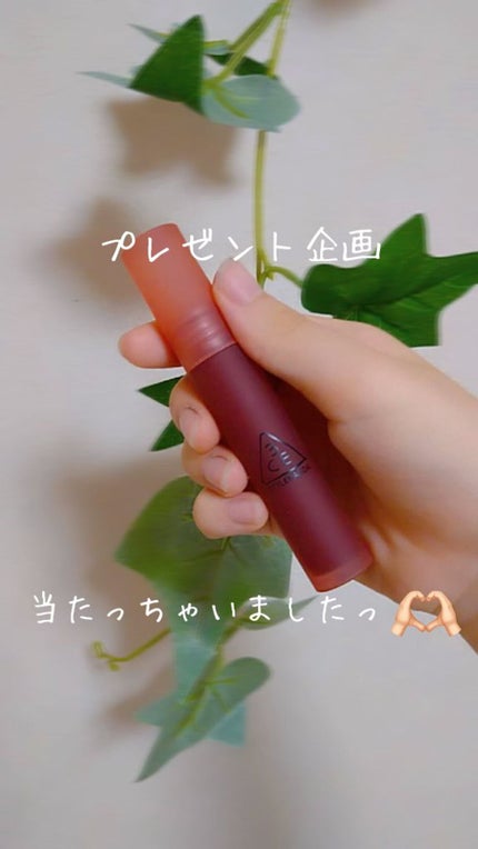 3CE ブラー ウォーターティント/3CE/リップティントを使ったクチコミ(1枚目)