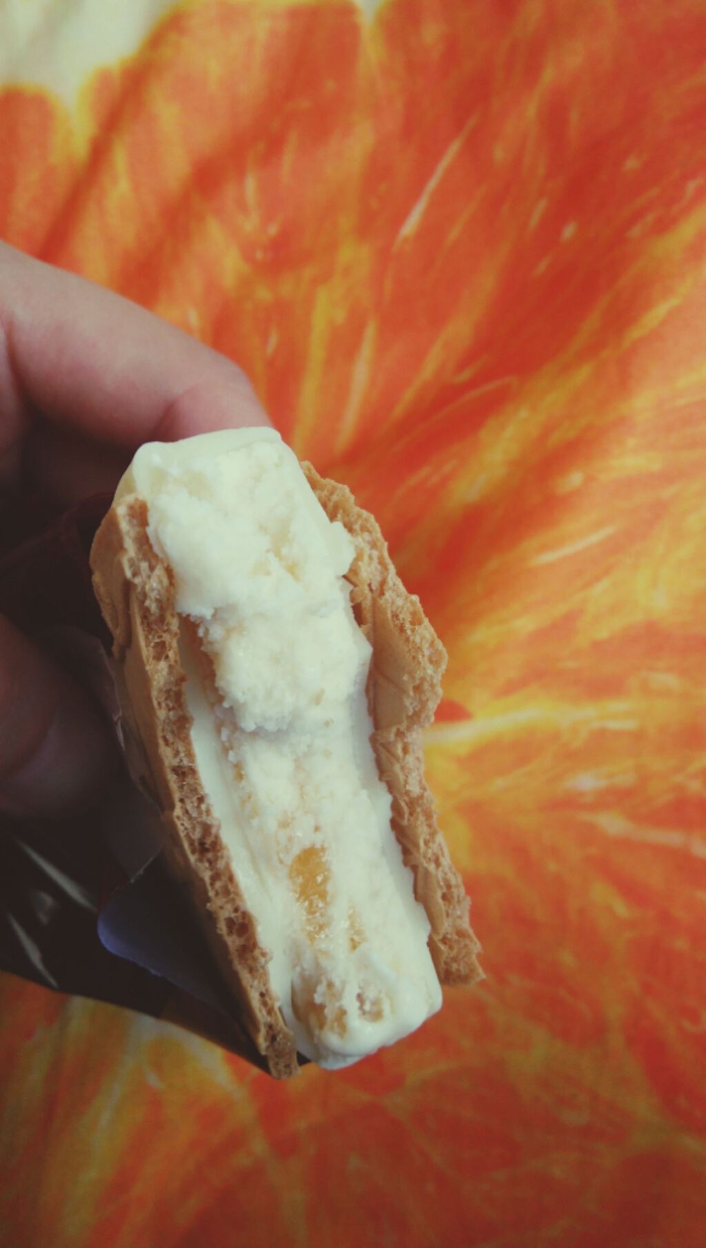 ハーゲンダッツクリスピーサンド クアトロフォルマッジ/ハーゲンダッツ/食品を使ったクチコミ(2枚目)