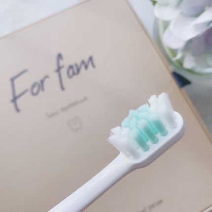 ソニック トゥースブラシ/For fam/電動歯ブラシを使ったクチコミ(2枚目)