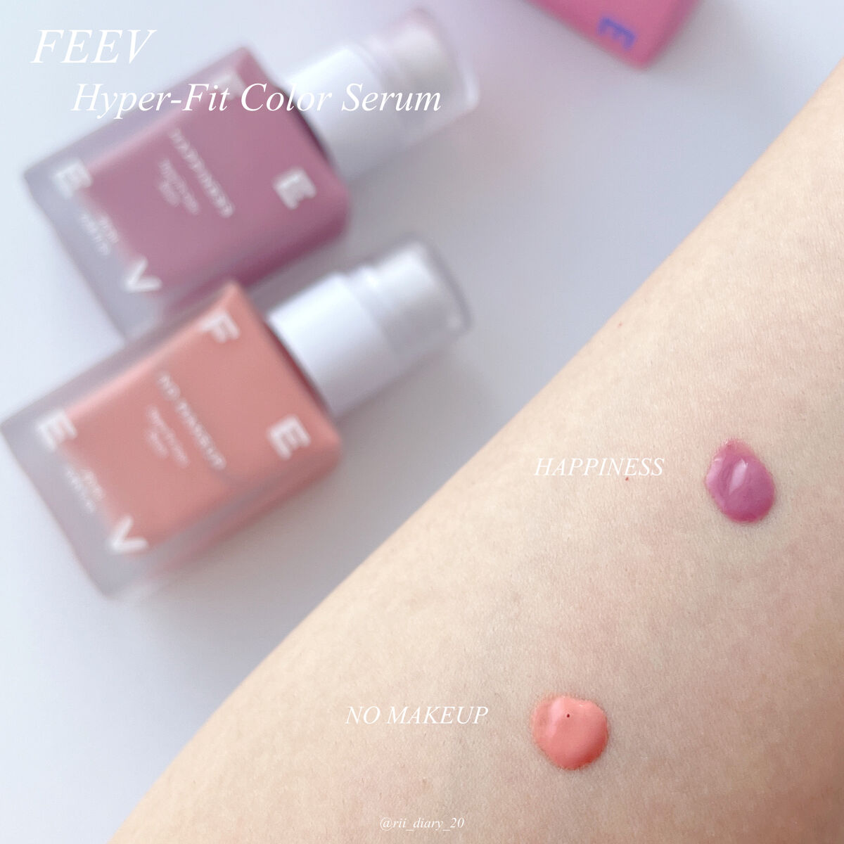 カラーセラム/FEEV/リキッドチークを使ったクチコミ（2枚目）