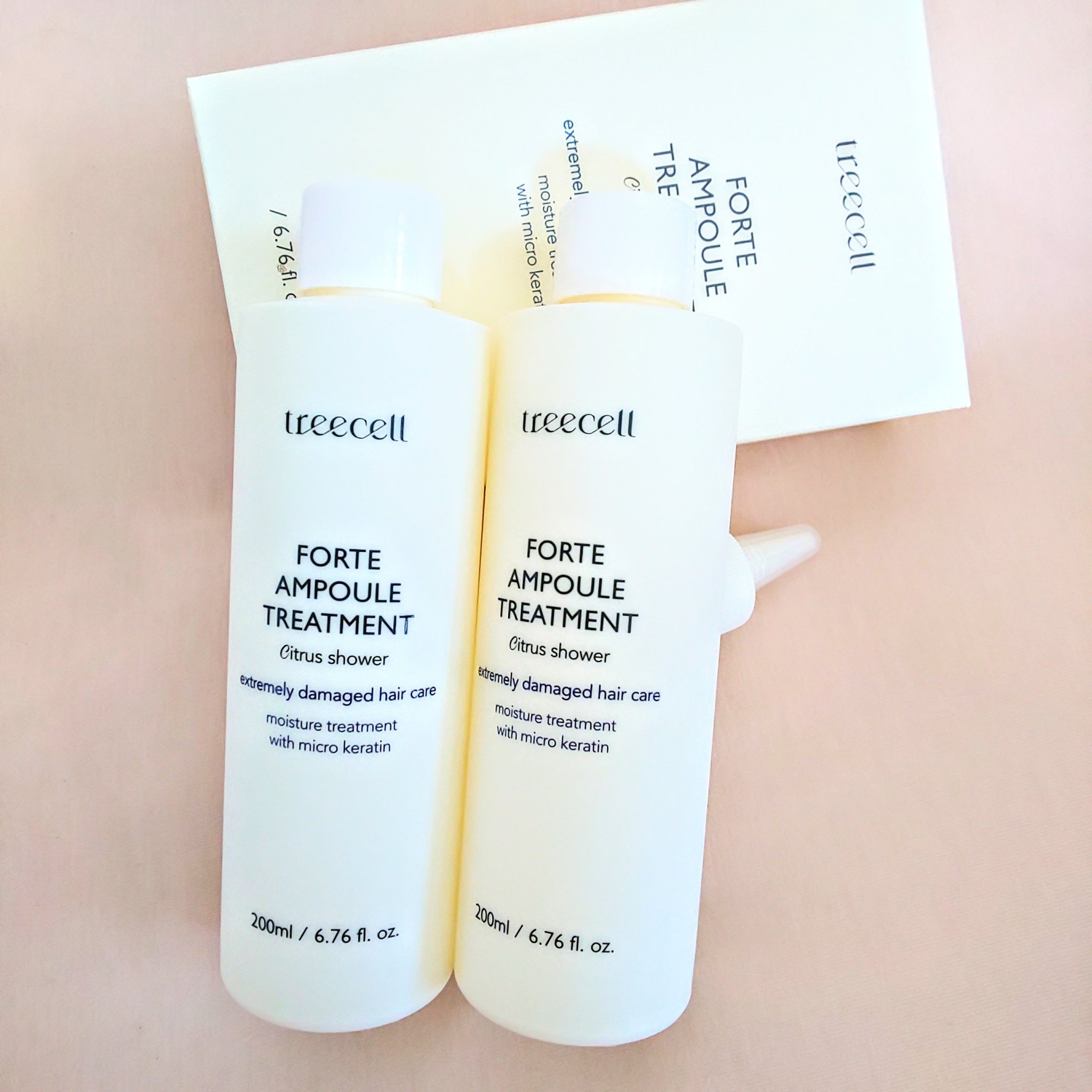 フォルテ アンプル トリートメント/treecell/洗い流すヘアトリートメントを使ったクチコミ（1枚目）