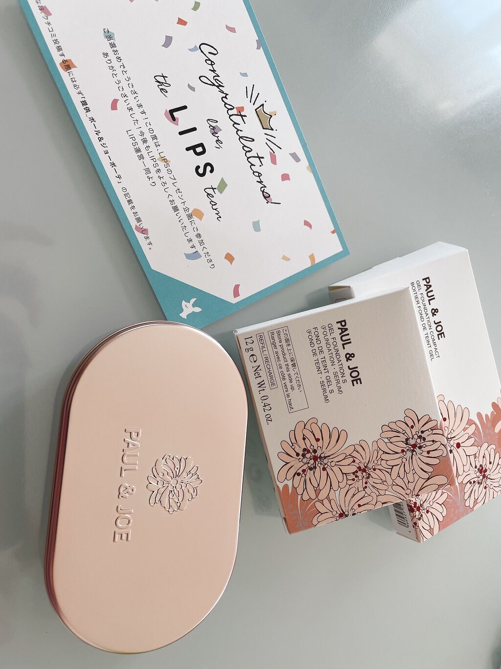 エクラタン ジェル ファンデーション S スポンジ付専用コンパクト /PAUL & JOE BEAUTE/その他ファンデーションを使ったクチコミ（1枚目）