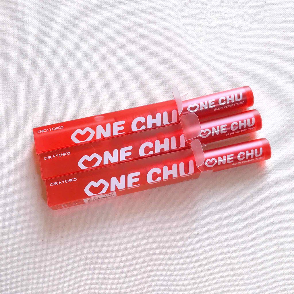 ワンチューブラーベルベットティント/CHICAY CHICO/リップティントを使ったクチコミ（1枚目）