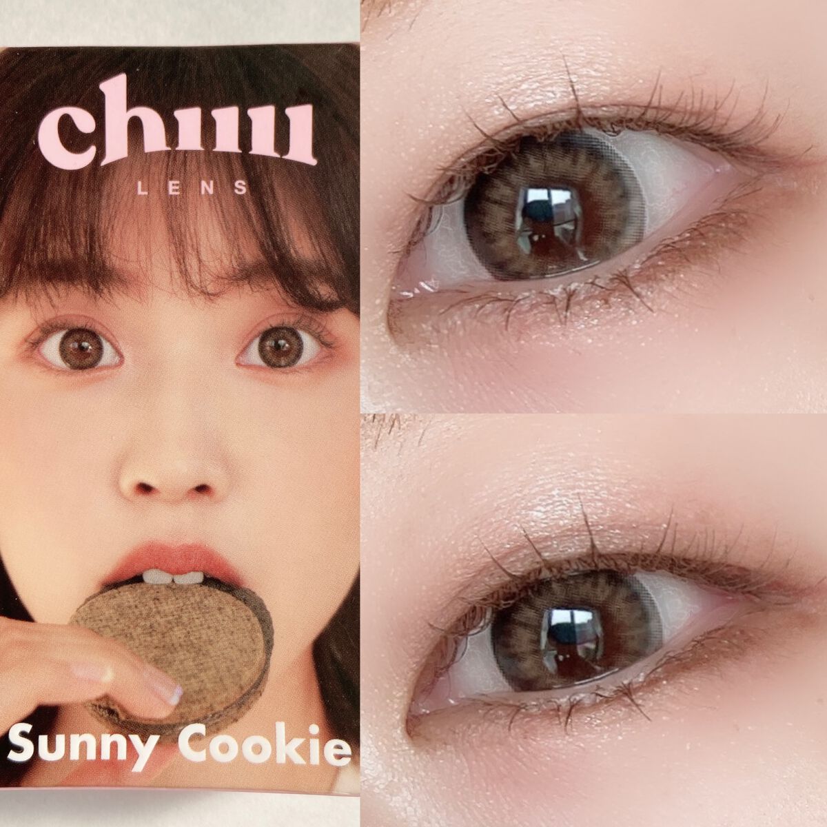 Sunny Cookie/chuu LENS/カラーコンタクトレンズを使ったクチコミ(4枚目)