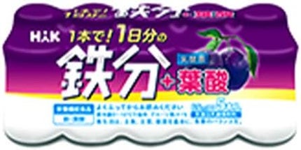 クロレラ食品ハック 1本で!1日分の鉄分+葉酸