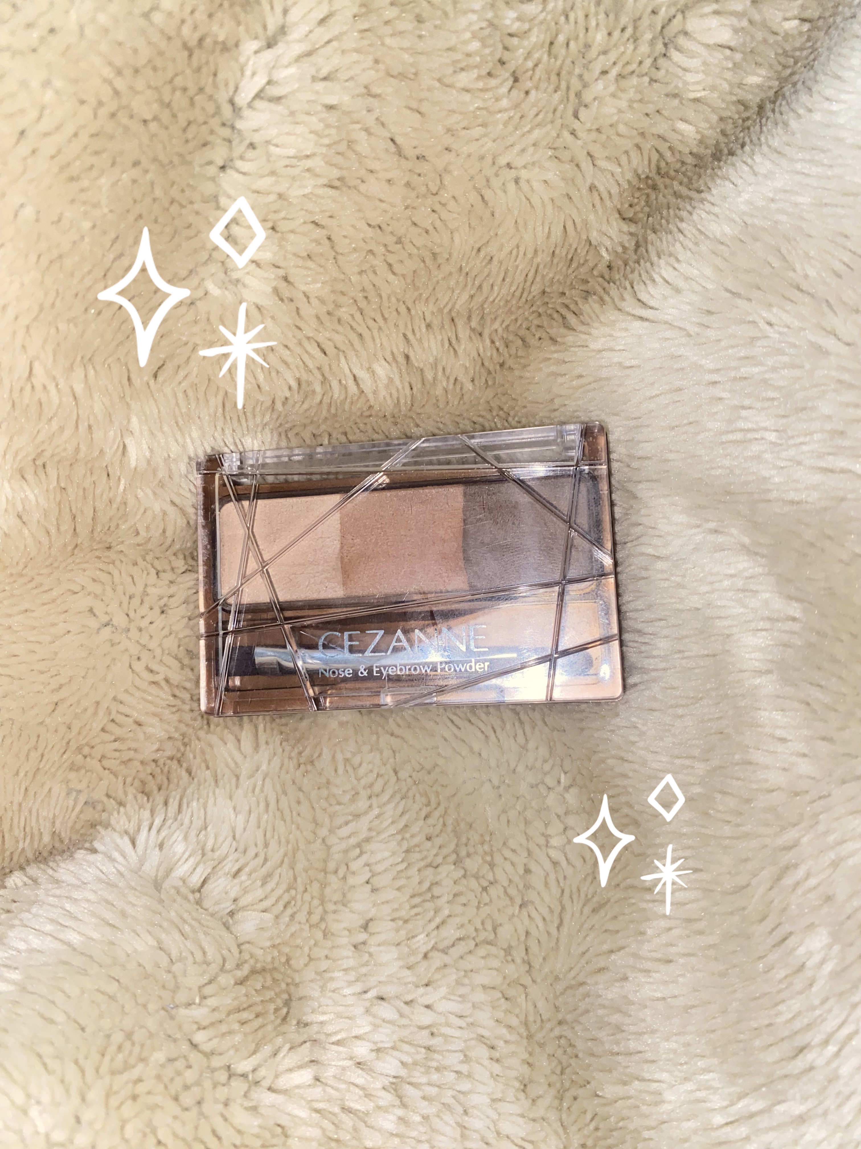 ノーズ＆アイブロウパウダー/CEZANNE/パウダーアイブロウを使ったクチコミ（1枚目）