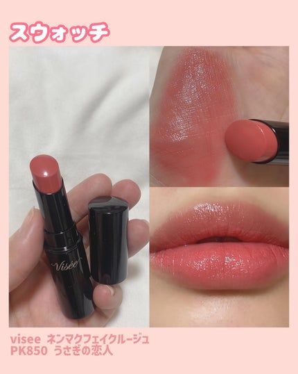 ネンマクフェイク ルージュ/Visée/口紅を使ったクチコミ(5枚目)