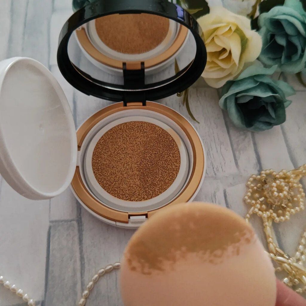 SIWA-KC オールインワンクッション/ハーブ健康本舗/クッションファンデーションを使ったクチコミ(4枚目)