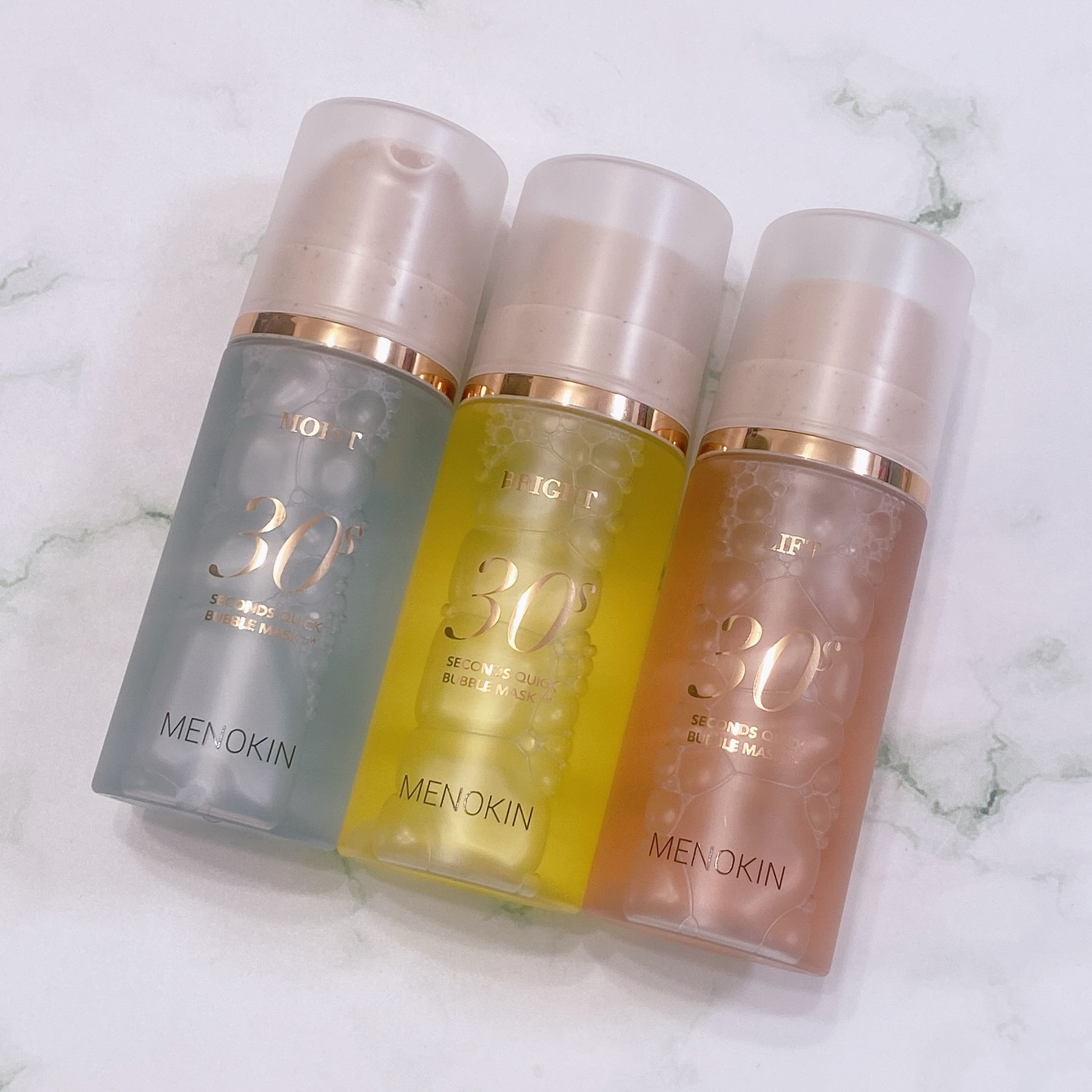 30秒クイックバブルマスク3種セット/MENOKIN/シートマスク・パックを使ったクチコミ（2枚目）