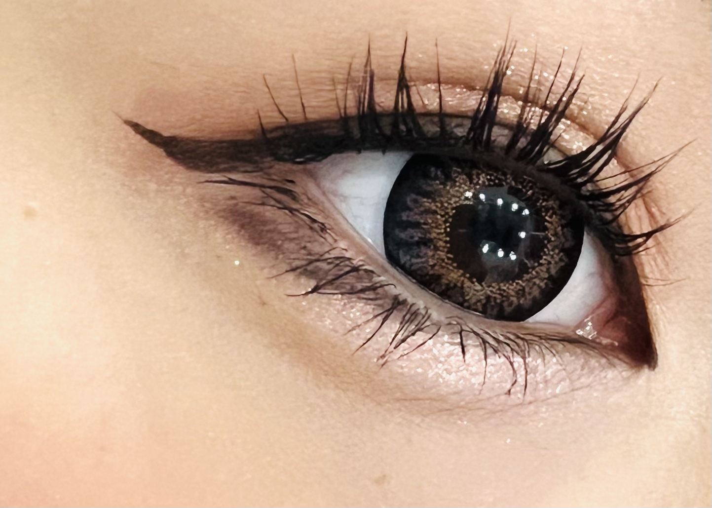 ハイパーシャープ ライナー R/MAYBELLINE NEW YORK/リキッドアイライナーを使ったクチコミ（3枚目）