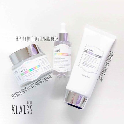 ソフトエアリーUVエッセンス/Klairs/日焼け止めローションを使ったクチコミ(1枚目)