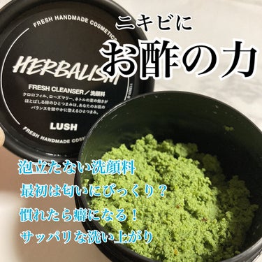 ラッシュ ハーバリズムのクチコミ「　京都生まれのお酢でサッパリな洗い上がり♡


　こちらは、ラッシュの洗顔料、ハーバリズムです.....」（1枚目）