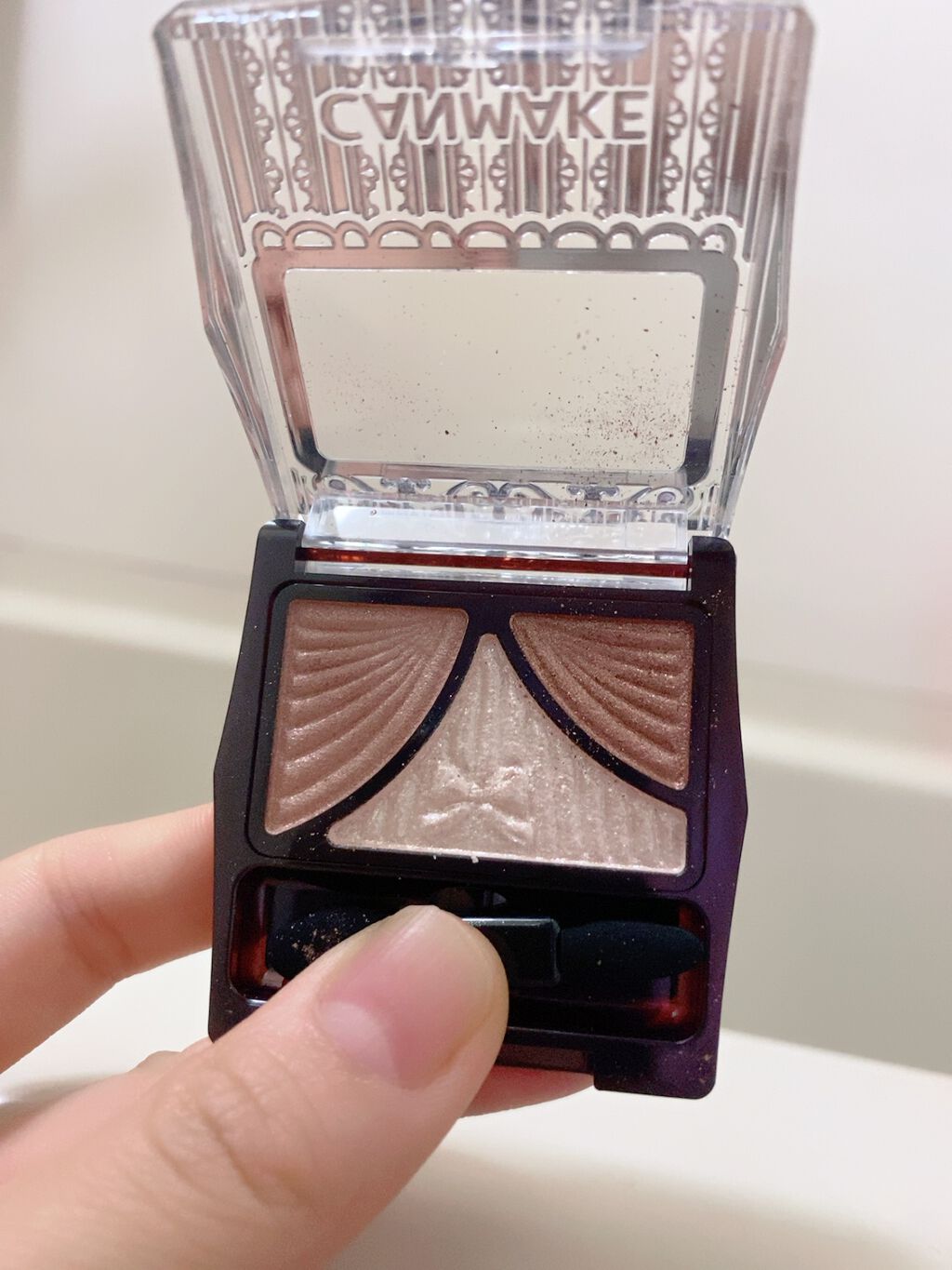 ジューシーピュアアイズ/キャンメイク/アイシャドウパレットを使ったクチコミ（2枚目）