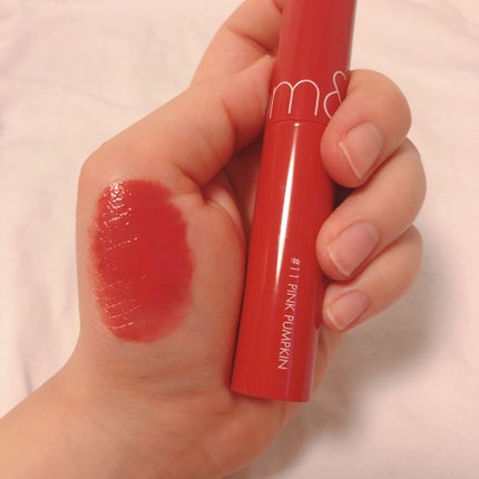 ジューシーラスティングティント/rom&nd/リップティントを使ったクチコミ(4枚目)