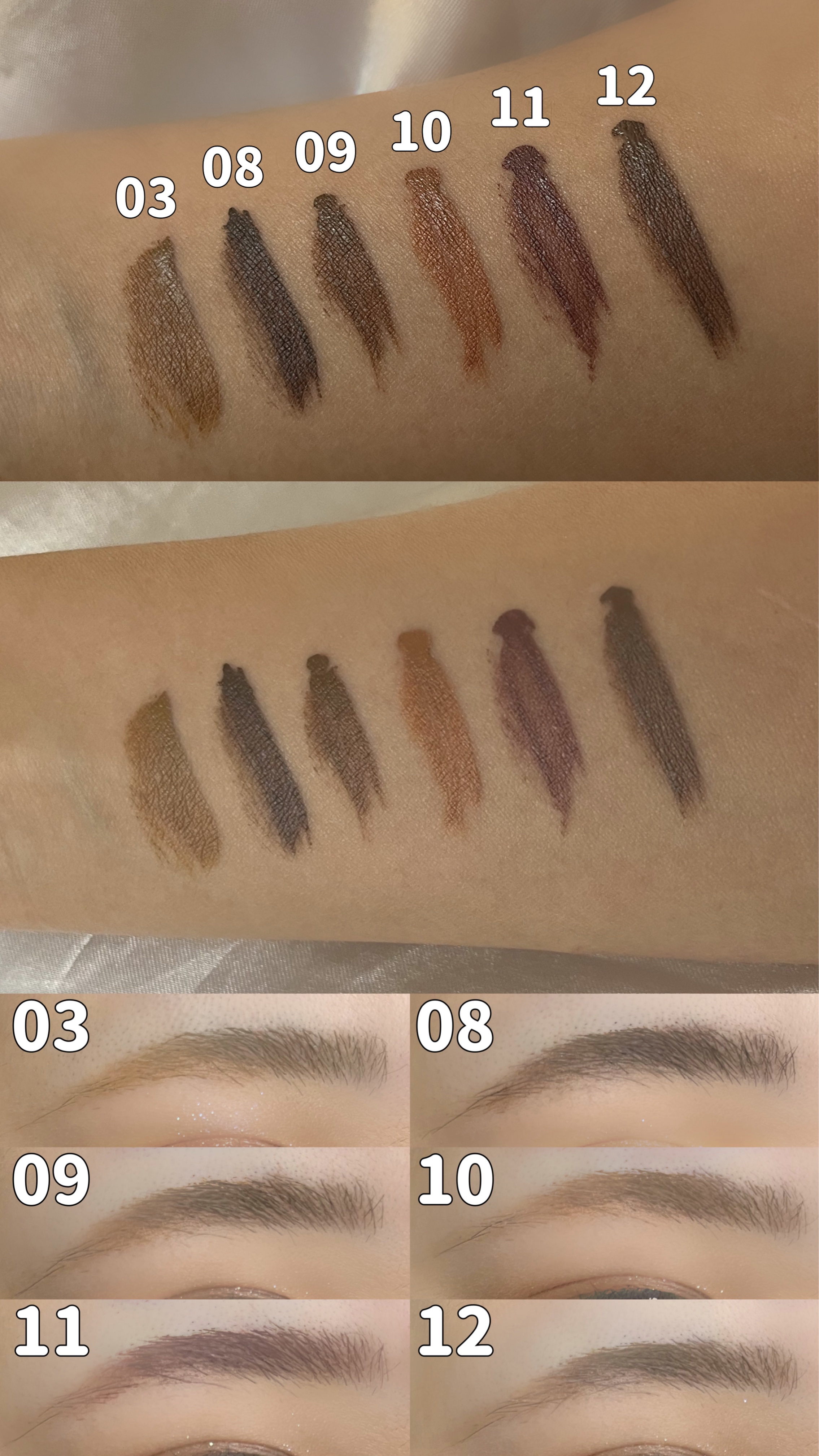 カラーリングアイブロウ/ヘビーローテーション/眉マスカラを使ったクチコミ（3枚目）