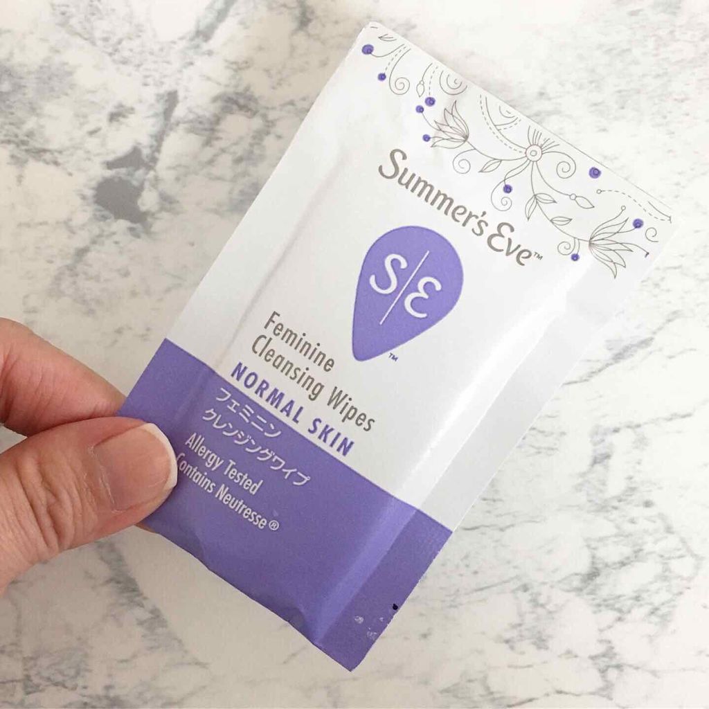 フェミニンクレンジングワイプ ノーマルスキン/Summer's Eve(サマーズイブ)/デリケートゾーンケアを使ったクチコミ(2枚目)