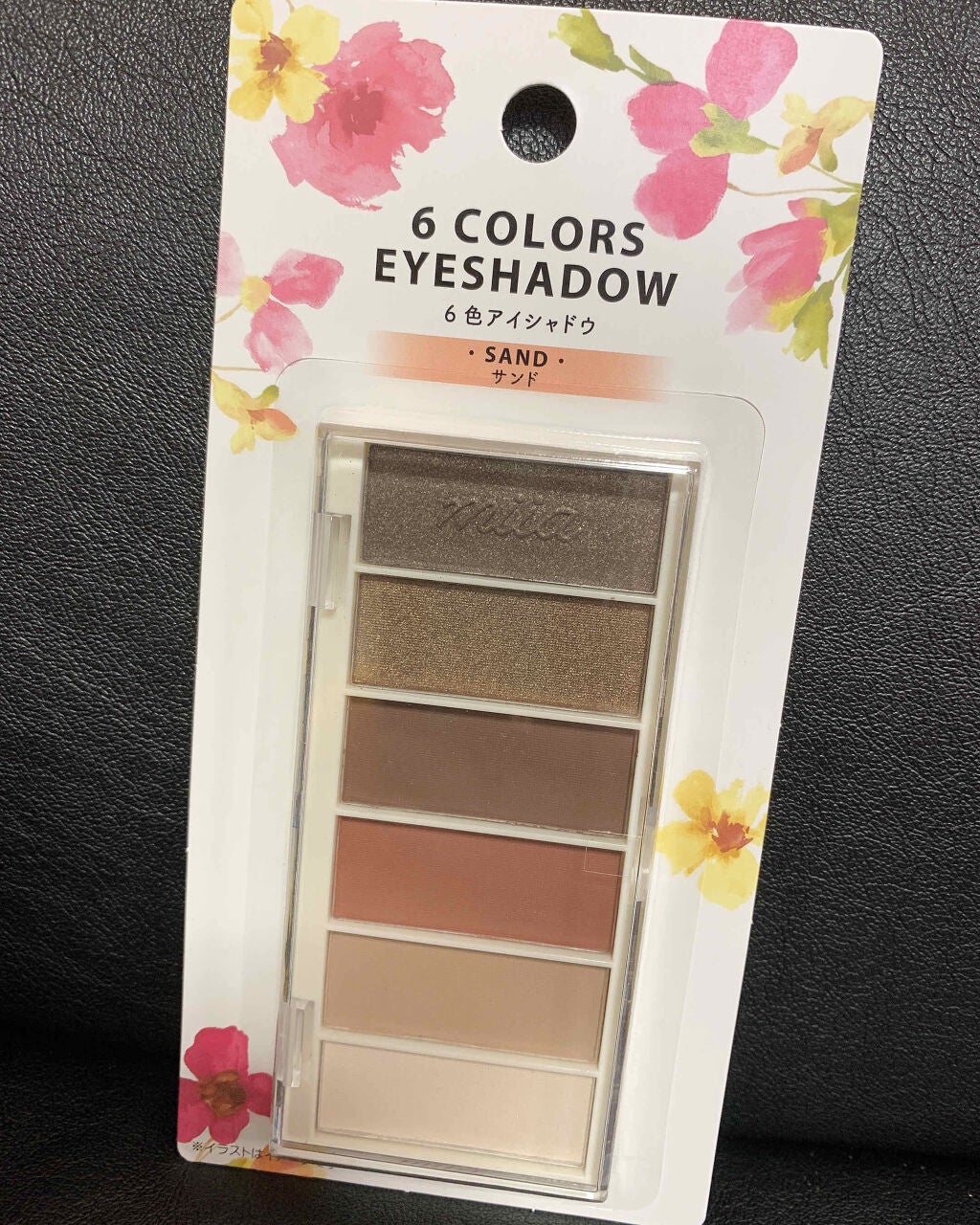 miia 6色アイシャドウ/DAISO/アイシャドウパレットを使ったクチコミ(1枚目)