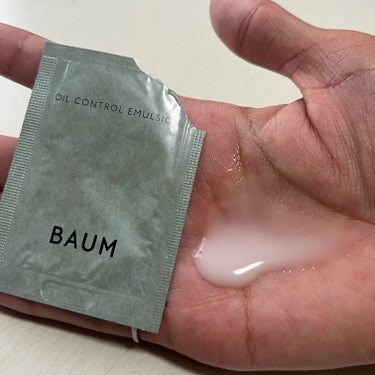BAUM オイルコントロール エマルジョンのクチコミ「BAUM オイルコントロール エマルジョン

森林の香りがめっちゃいい〜！
ローションとスリー.....」（1枚目）
