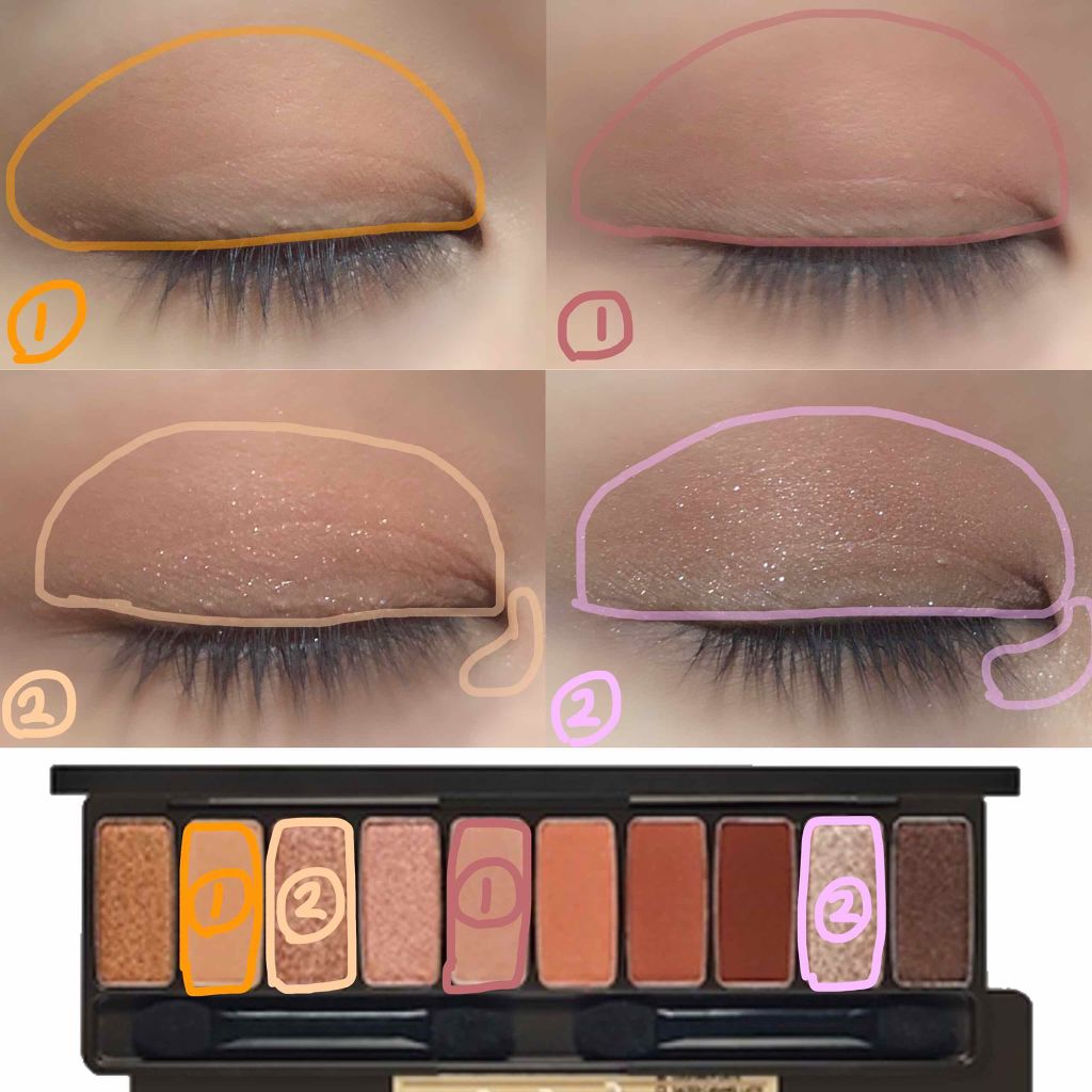 プレイカラー アイシャドウ/ETUDE/アイシャドウパレットを使ったクチコミ(2枚目)