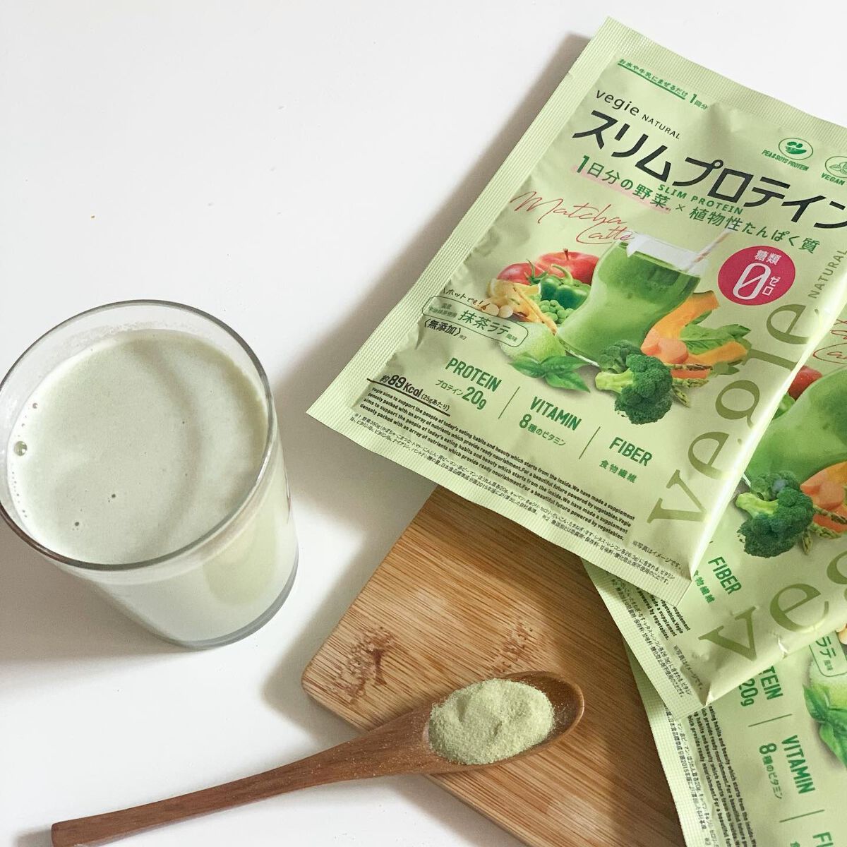 スリムプロテイン/vegie natural/ソイプロテインを使ったクチコミ（2枚目）