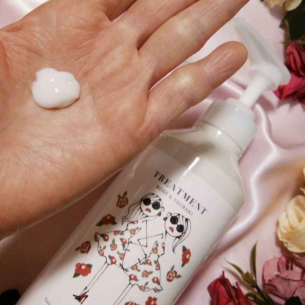 シャンプー／トリートメント ローズ＆ツバキ シャンプー/rinRen（凛恋）/市販シャンプーを使ったクチコミ（3枚目）