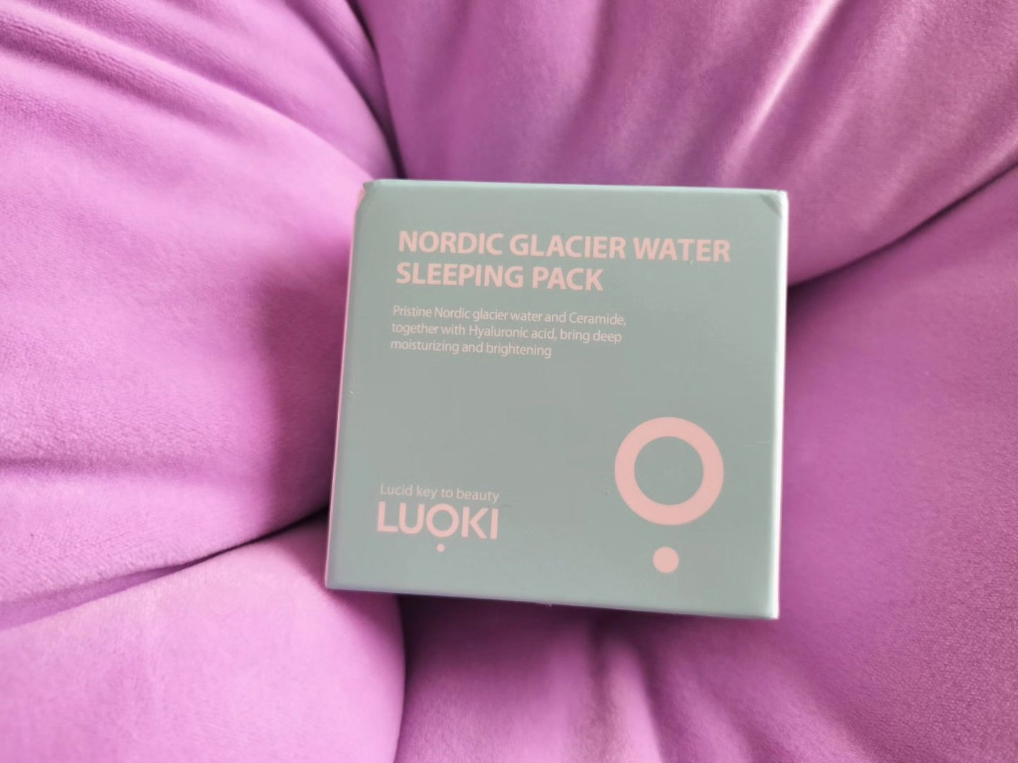 ノルディック氷河水スリーピングパック/LUOKI/フェイスクリームを使ったクチコミ(1枚目)