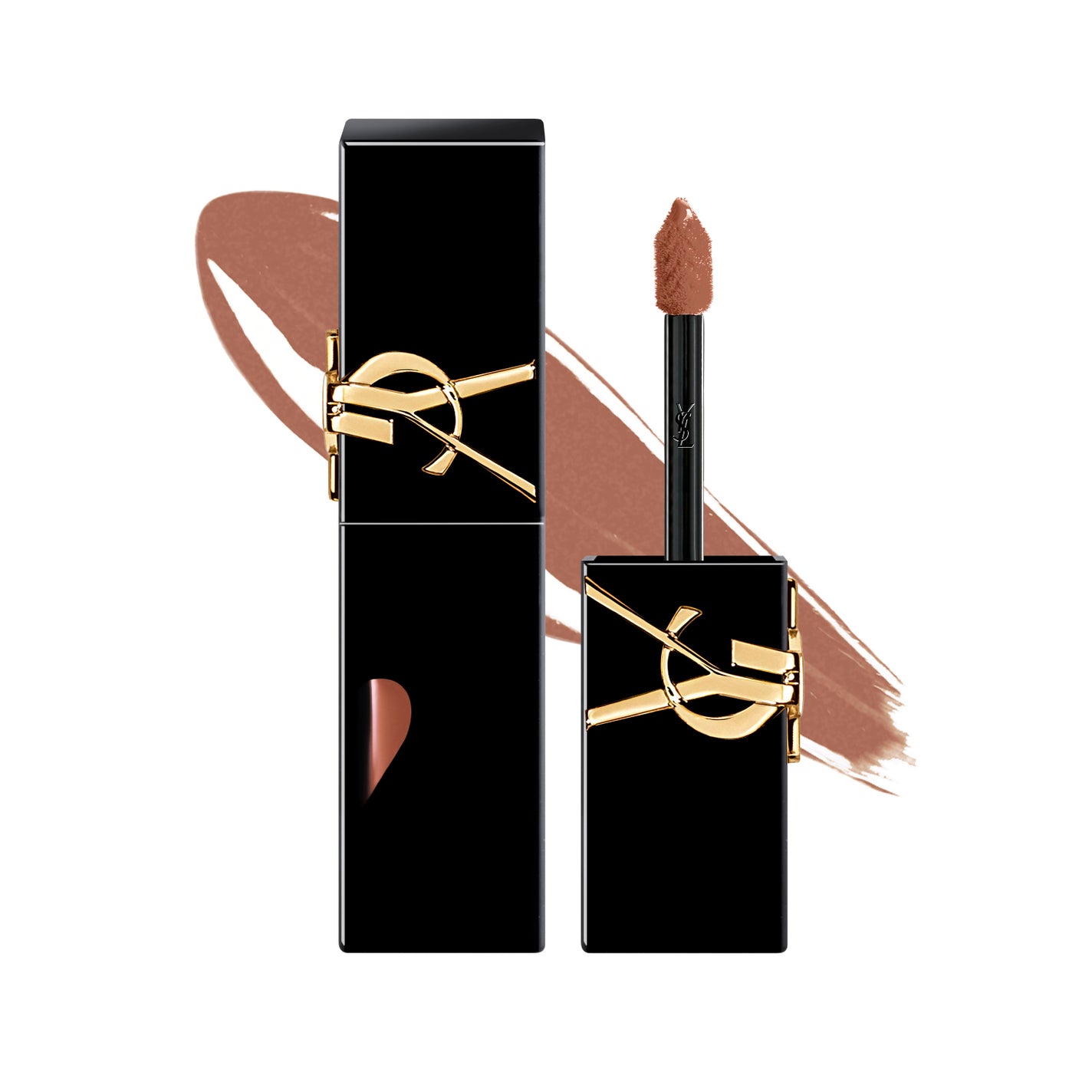 SAINT LAURENT ヒンストライフヘンシルスカト 【関税込】 YSL ザ インクス ヴィニルクリーム 614 ブラウン イグニション