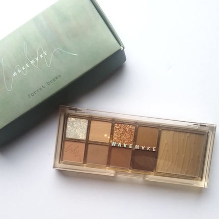 ミックスブラーリングアイパレット/wakemake/マルチパレットを使ったクチコミ(3枚目)