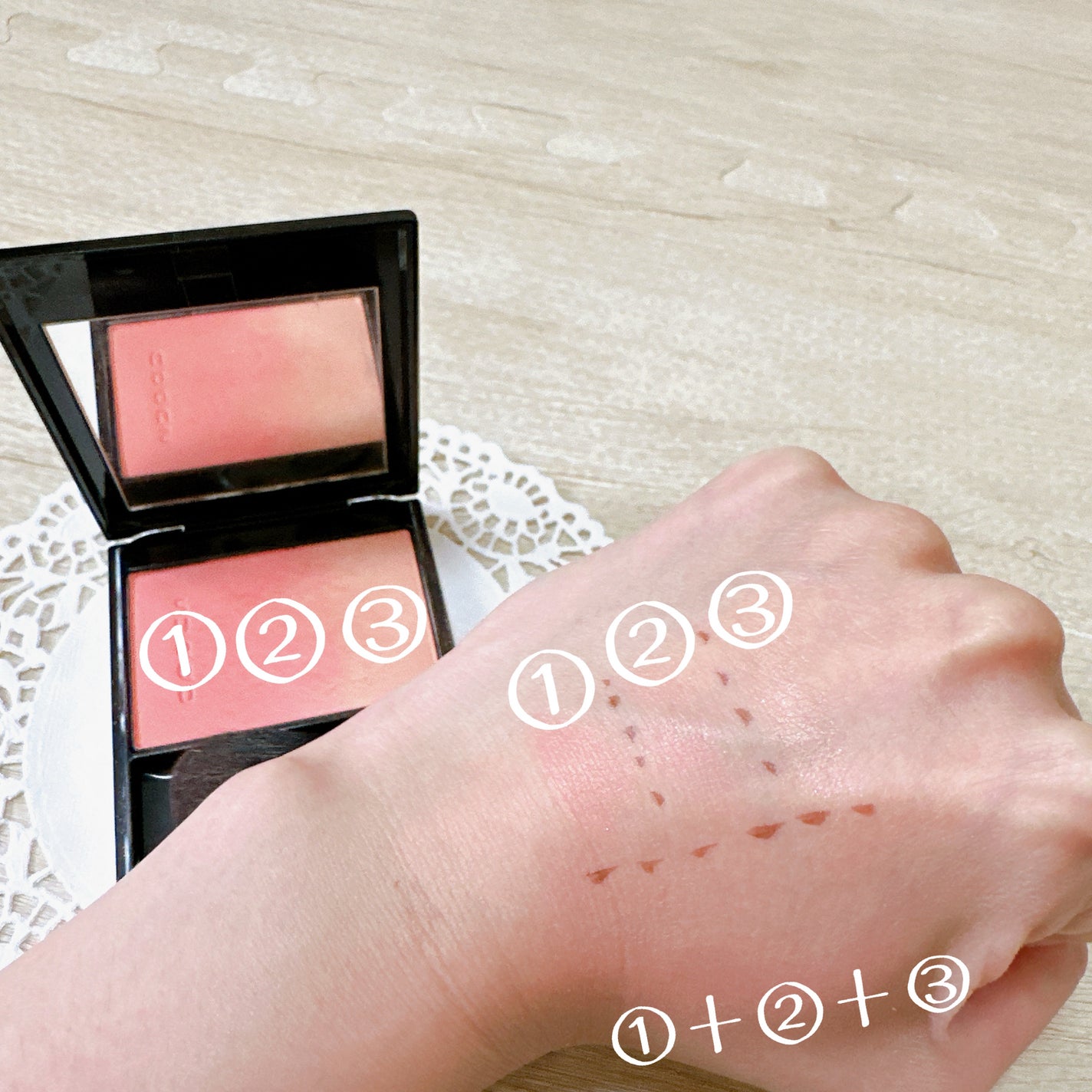 ピュア カラー ブラッシュ/SUQQU/パウダーチークを使ったクチコミ(2枚目)