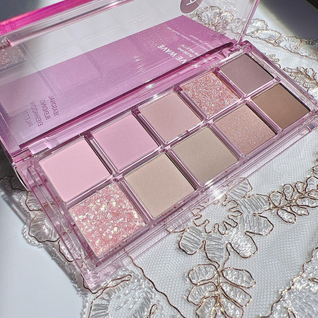 シーズナルブレンディングアイシャドウパレット/Peach C/アイシャドウパレットを使ったクチコミ（2枚目）